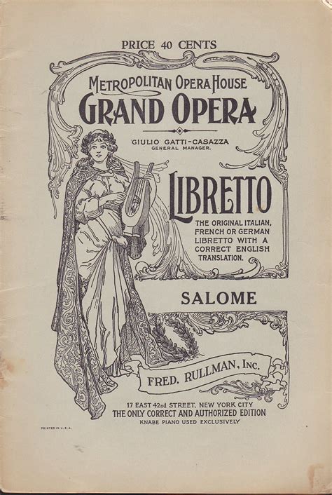 salome opera libretto english